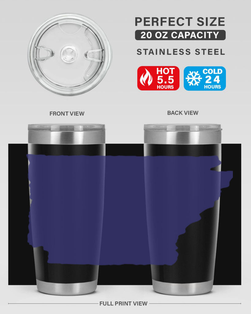 Arkansas 47#- stateflags- Tumbler