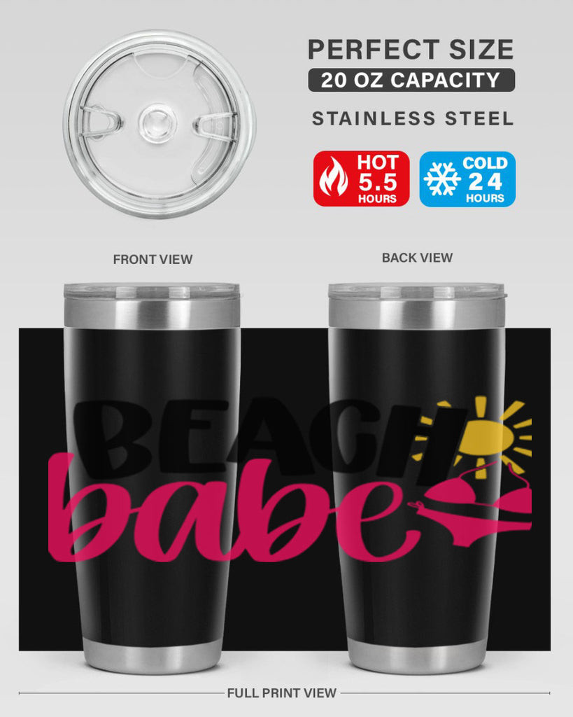 Beach Babe Style 52#- summer- Tumbler