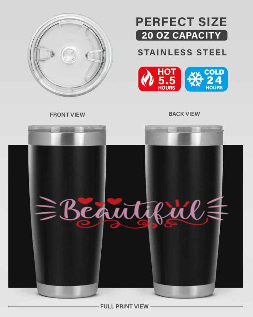 Beautiful Style 163#- make up- Tumbler