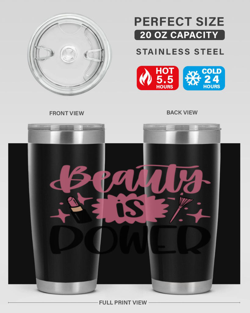 Beauty Is Power Style 135#- make up- Tumbler
