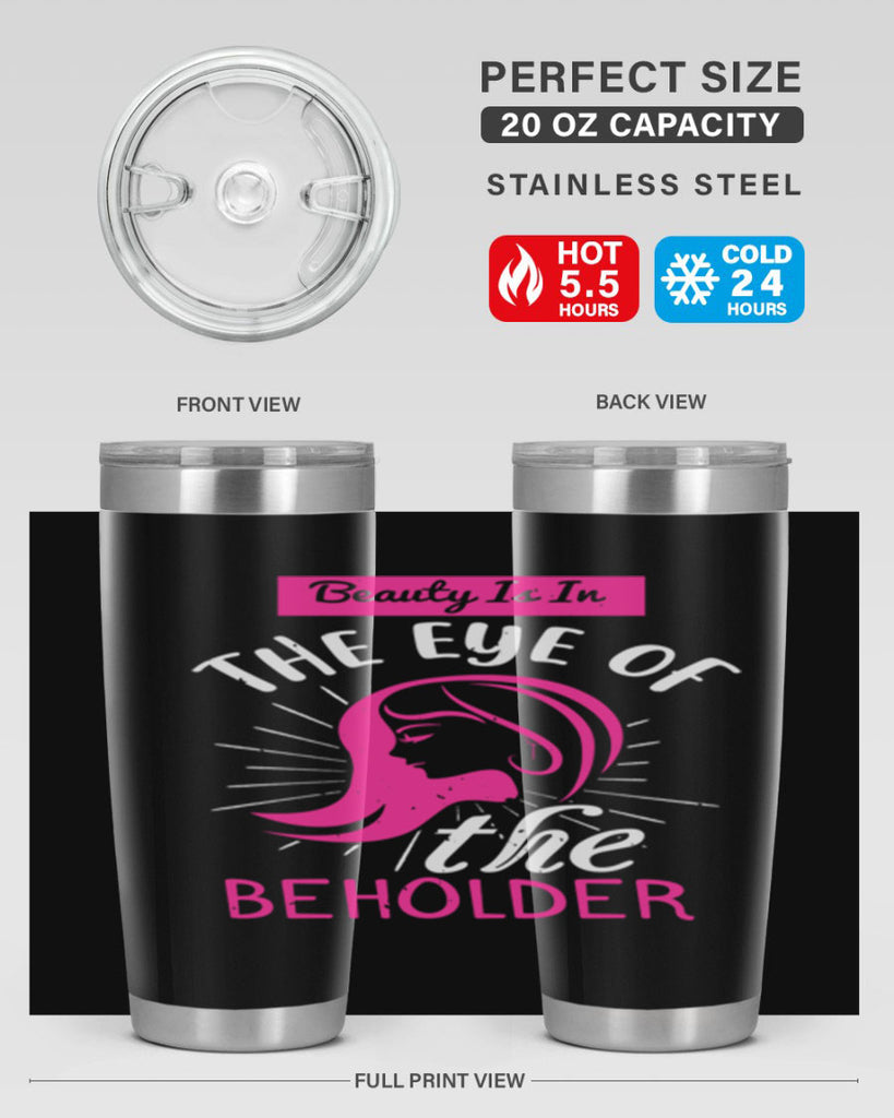 Beauty is in the eye of the beholder Style 169#- make up- Tumbler