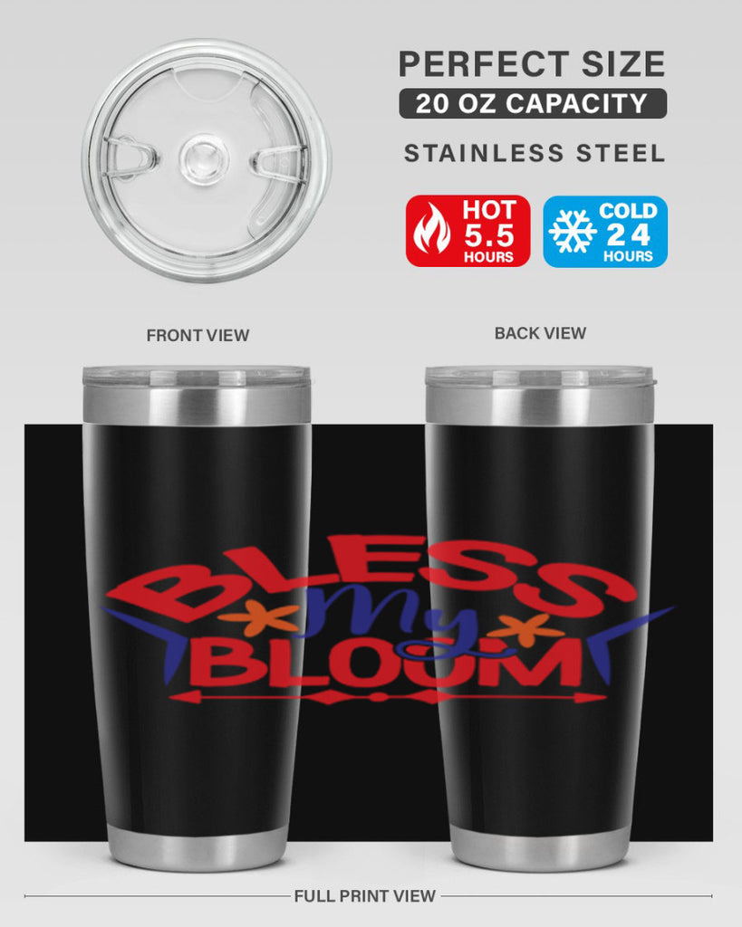Bless My Bloom 38#- spring- Tumbler