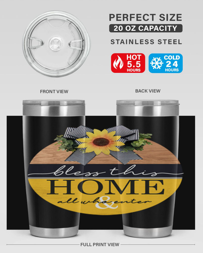 Bless this Home and all Mockup56#- spring- Tumbler