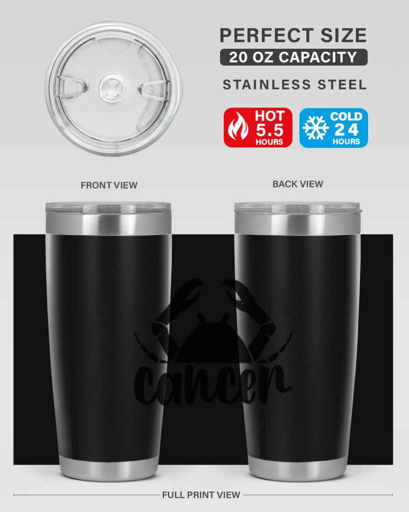 Cancer 156#- zodiac- Tumbler