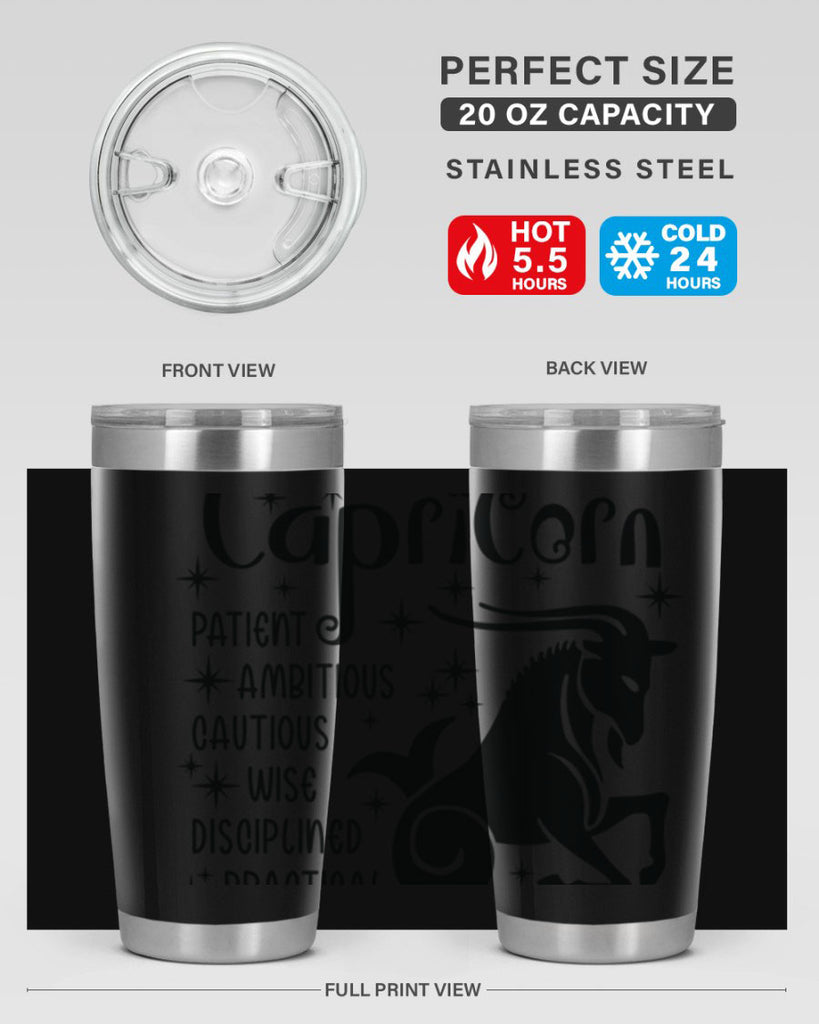 Capricorn 182#- zodiac- Tumbler