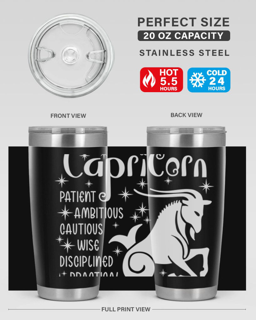 Capricorn 186#- zodiac- Tumbler