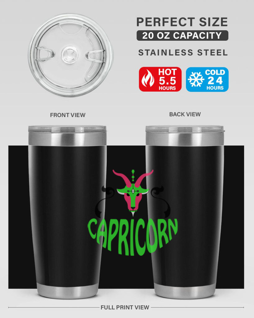 Capricorn 189#- zodiac- Tumbler