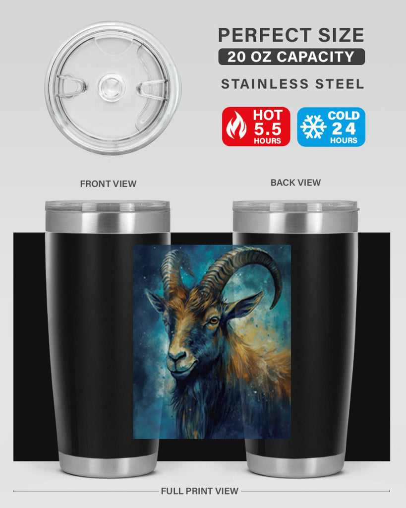 Capricorn 37#- zodiac- Tumbler