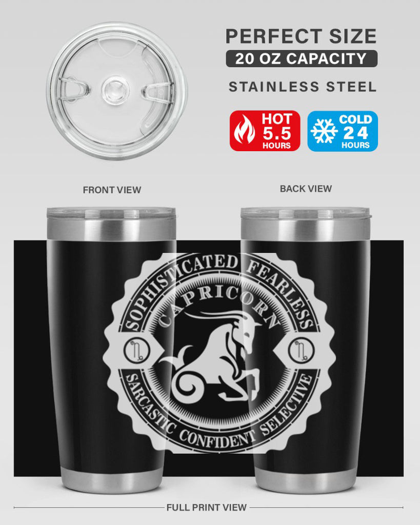 Capricorn 41#- zodiac- Tumbler