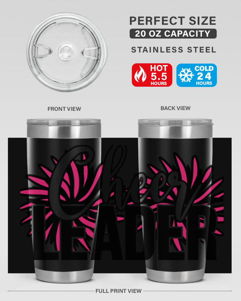 Cheer leader 1389#- cheer- Tumbler