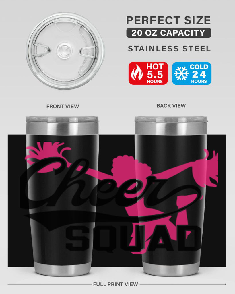 Cheer squad 1380#- cheer- Tumbler