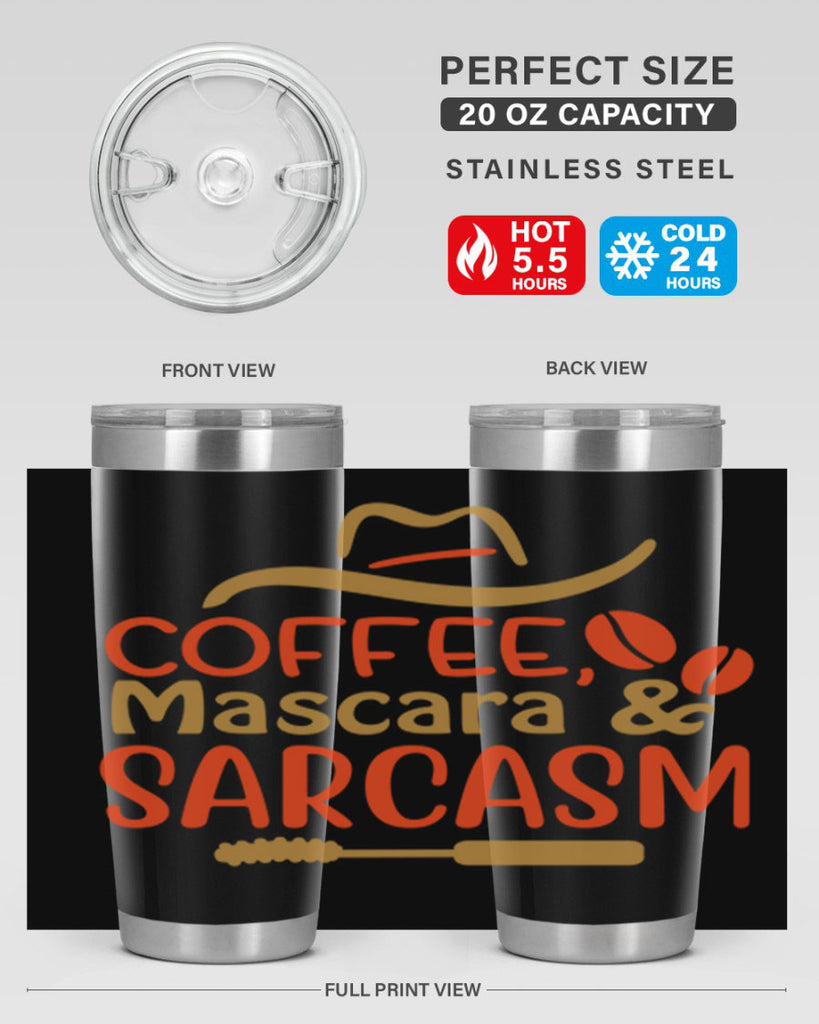 Coffee Mascara Sarcasm 21#- fashion- Cotton Tank