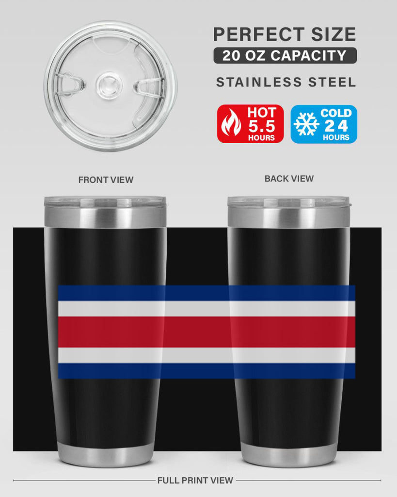 Costa Rica 157#- world flags- Tumbler