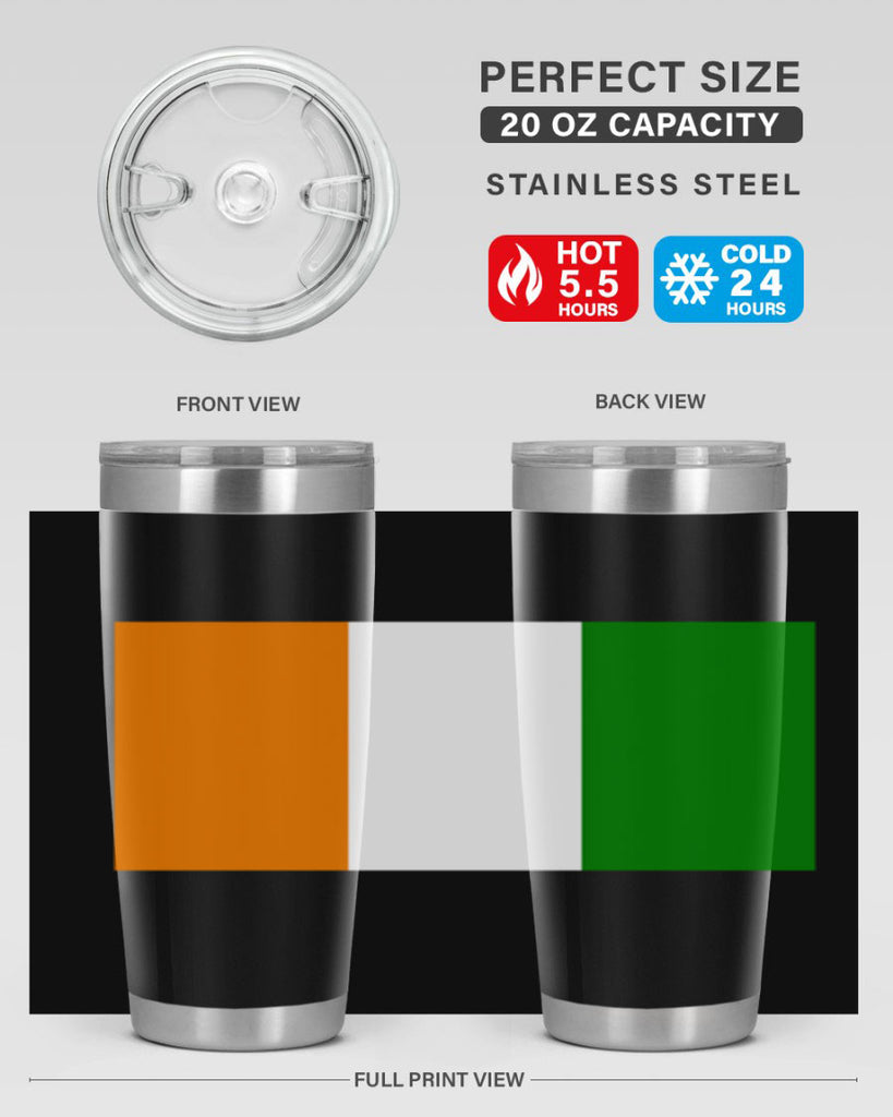 Cote dIvoire 156#- world flags- Tumbler