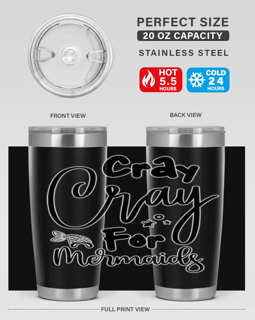 Cray Cray For Mermaids 88#- mermaid- Tumbler