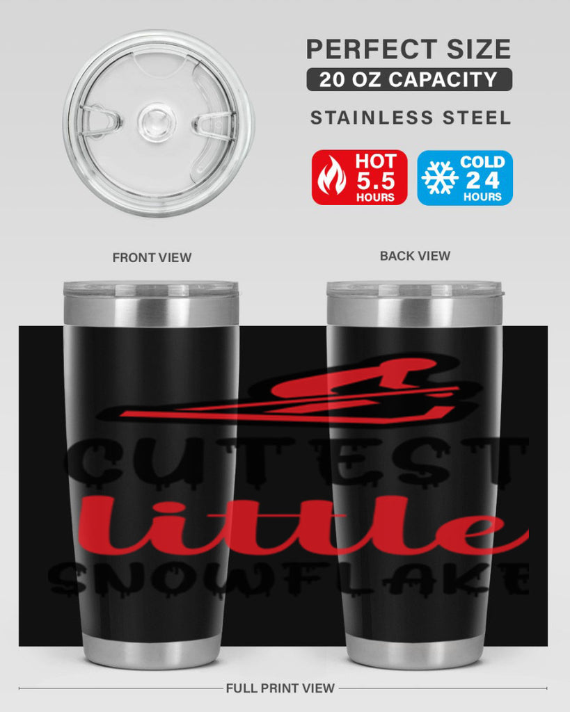 Cutest little snowflake 87#- winter- Tumbler