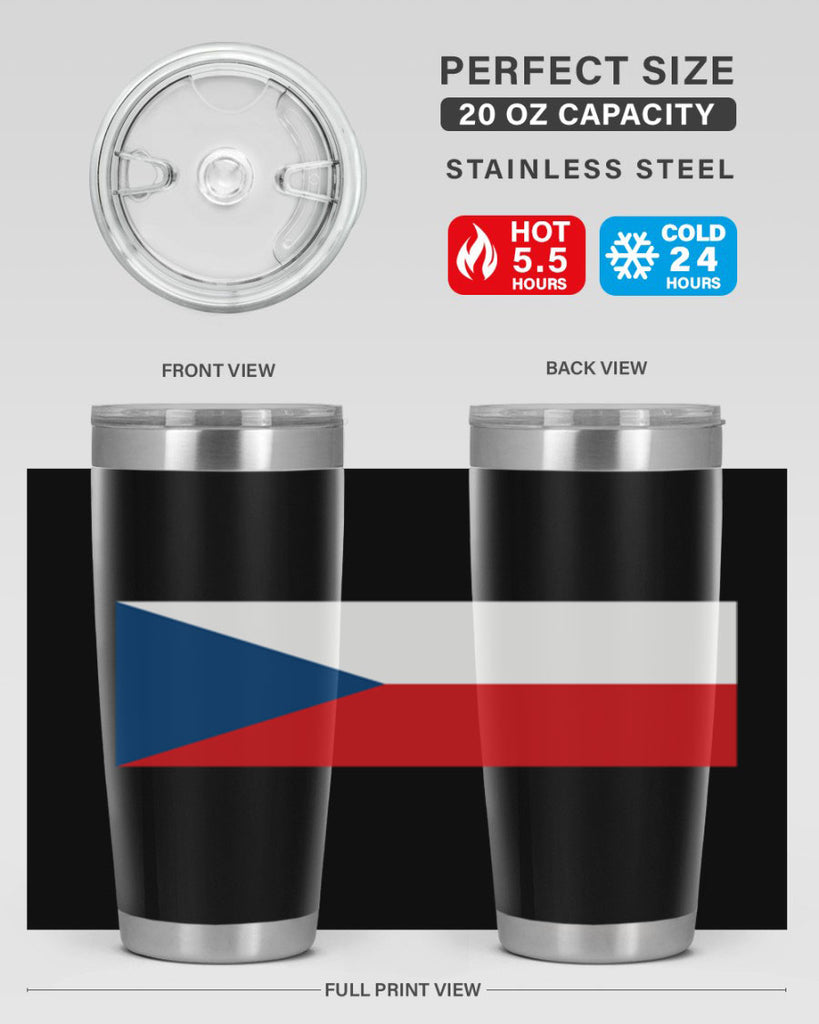 Czechia 152#- world flags- Tumbler