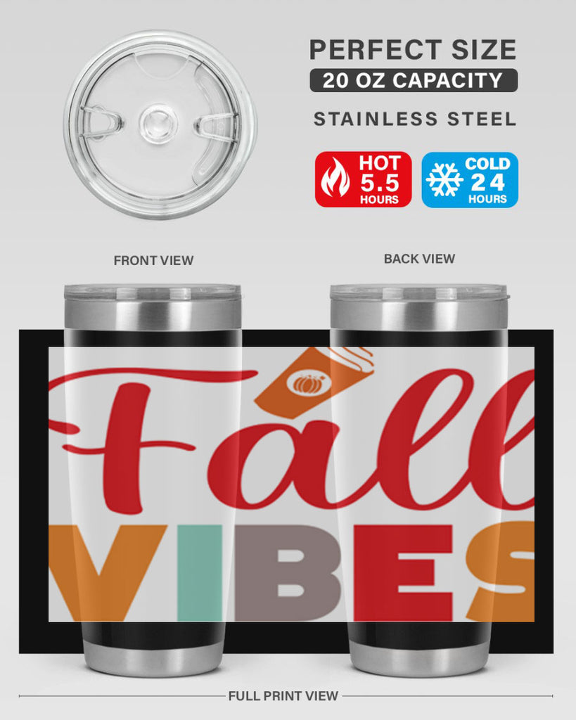FallVibesdesign 166#- fall- Tumbler