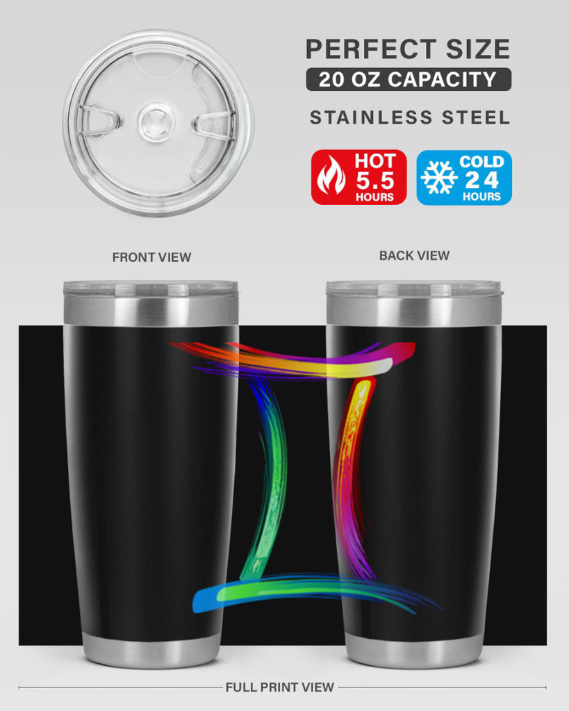 Gemini 222#- zodiac- Tumbler