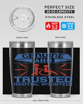 Genuine and Trusted Hospital Volunteer Style 2#- volunteer- Tumbler