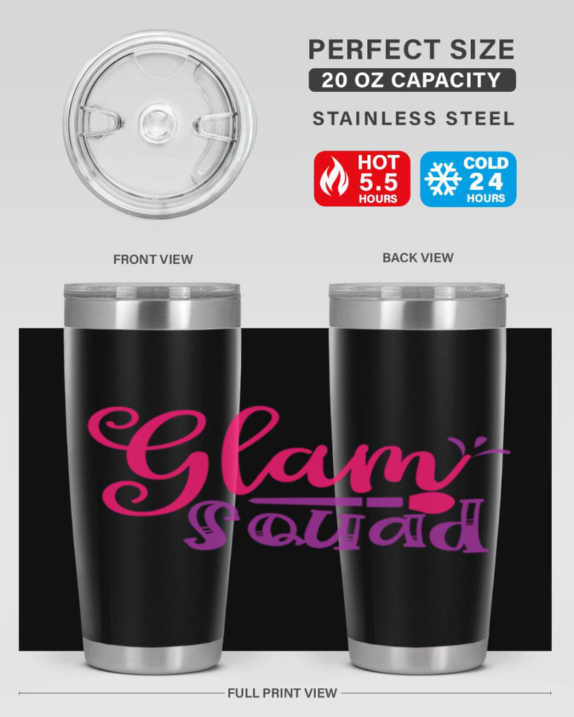 Glam Squad Style 237#- make up- Tumbler