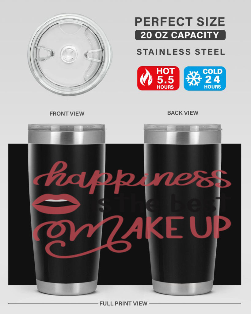 Happiness is the Best Makeup Style 94#- make up- Tumbler
