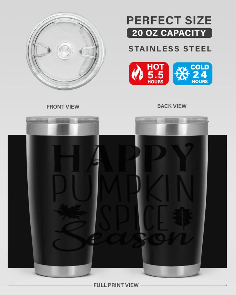 Happy Pumpkin Spice Sason 241#- fall- Tumbler