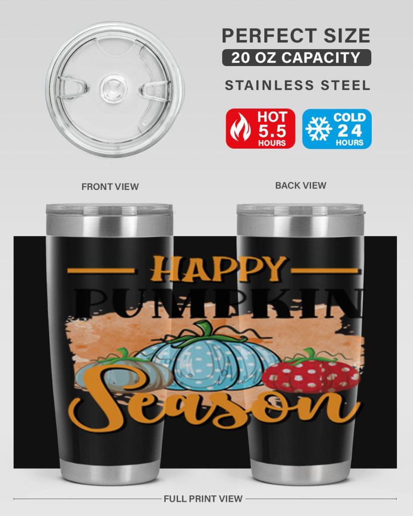 Happy pumpkin season 240#- fall- Tumbler