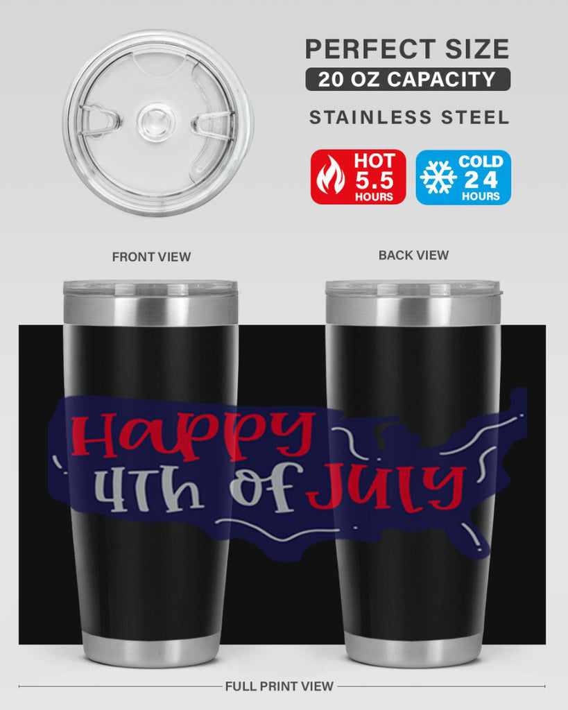 Happy th Of July Style 153#- Fourt Of July- Tumbler