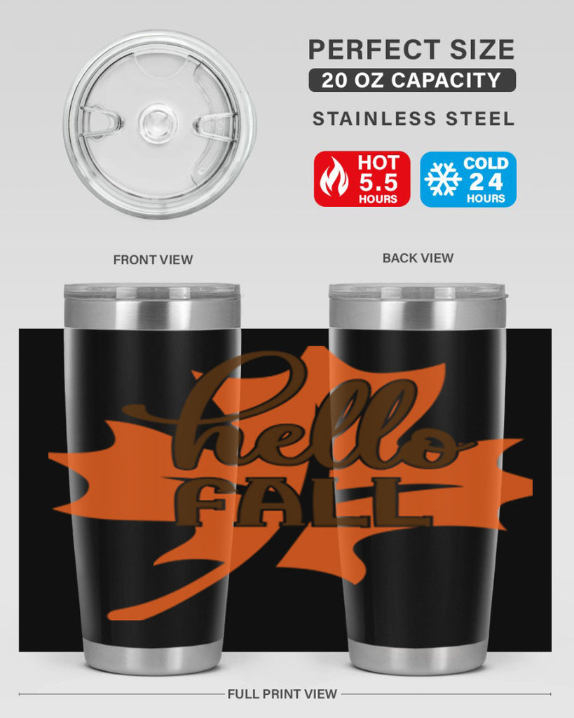 Hello Fall 273#- fall- Tumbler