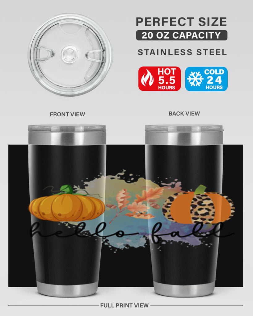 Hello Fall 277#- fall- Tumbler
