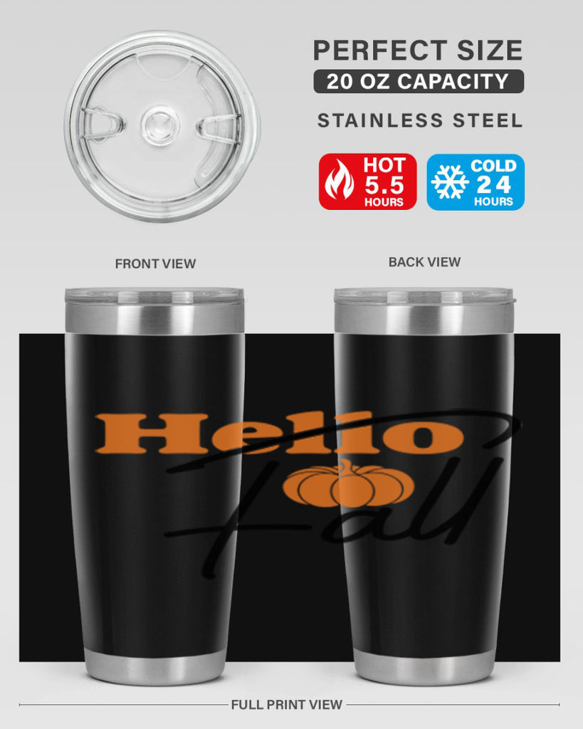Hello Fall 279#- fall- Tumbler