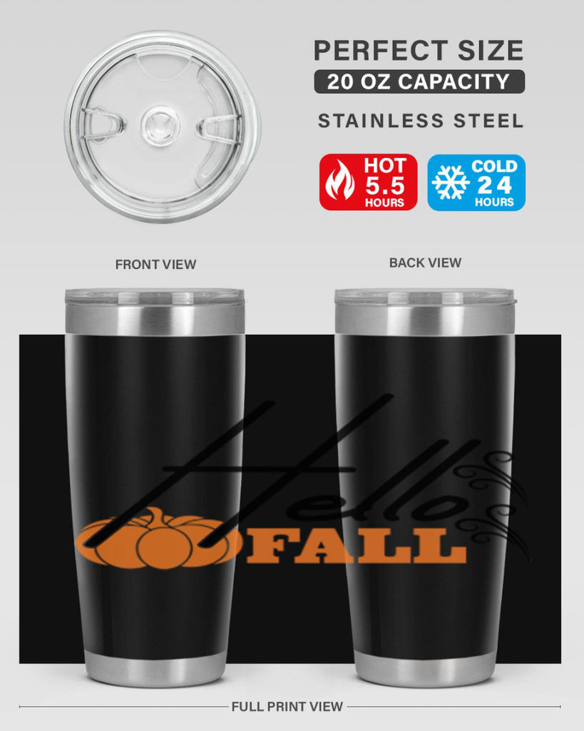 Hello Fall 281#- fall- Tumbler