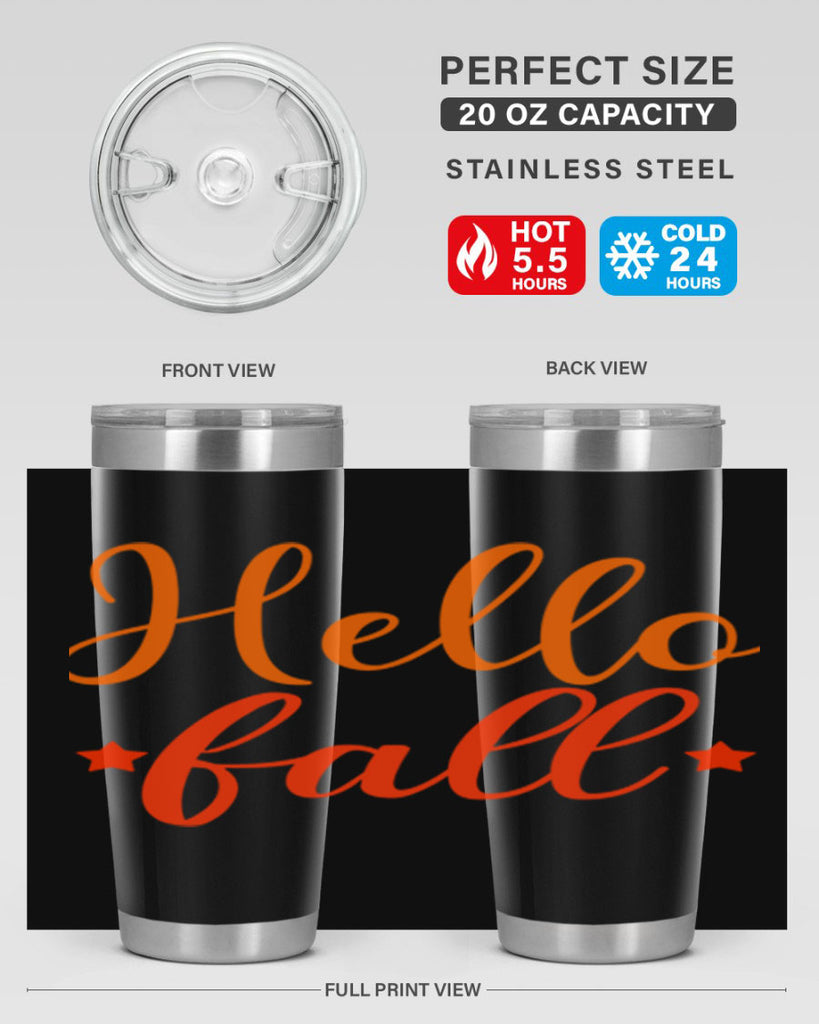 Hello Fall Design 278#- fall- Tumbler