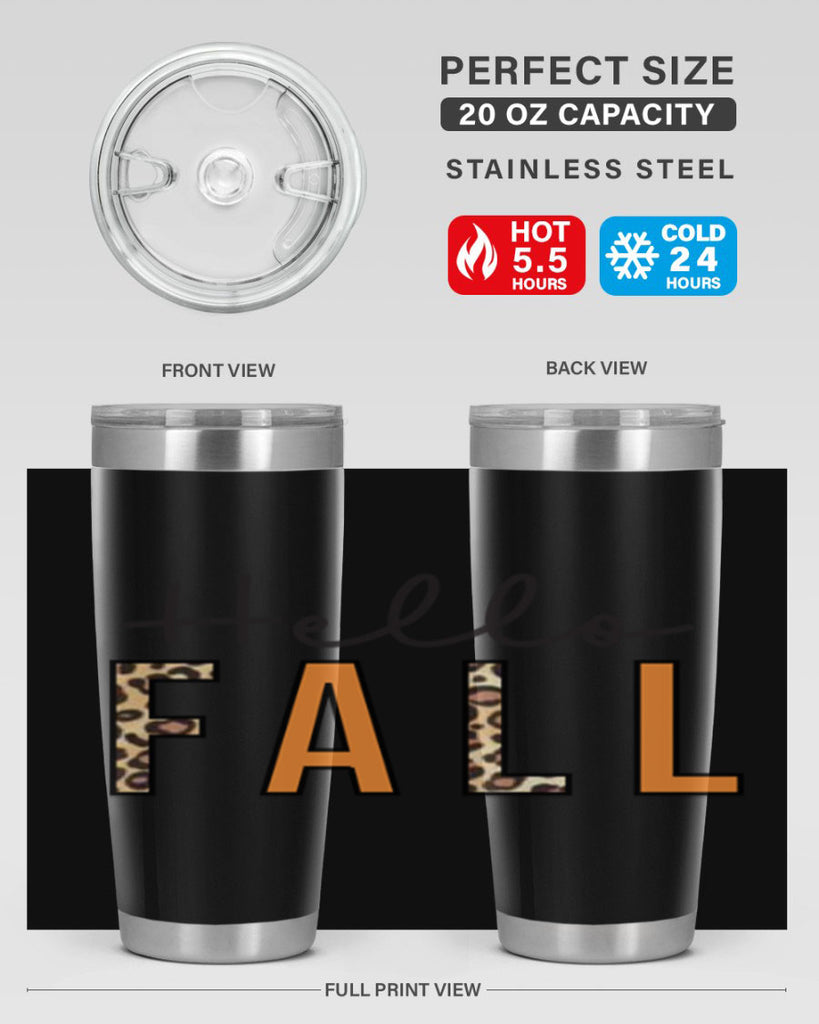 Hello fall 276#- fall- Tumbler