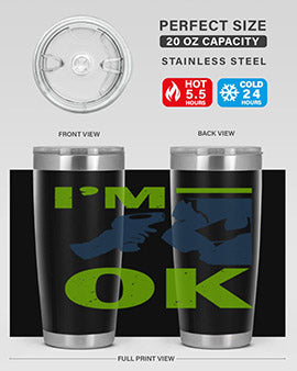 Im ok Style 30#- corona virus- Tumbler