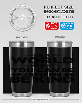 In a world Style 48#- autism- Tumbler
