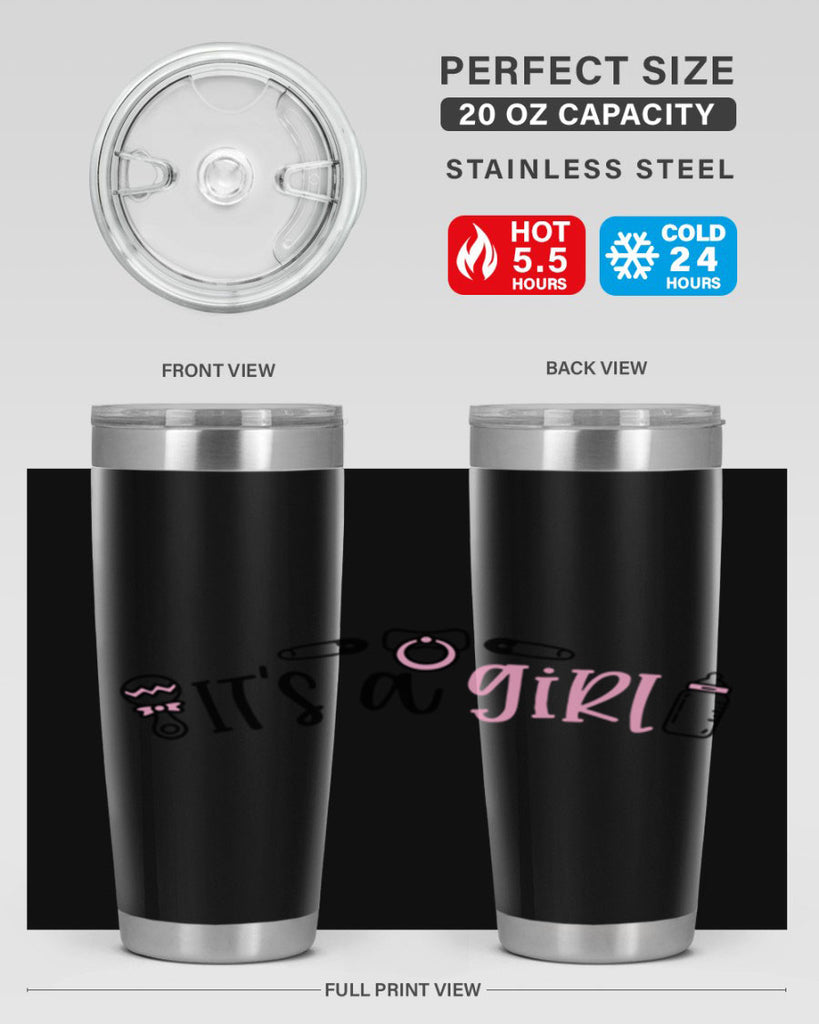 Its A Girl Style 78#- baby- tumbler
