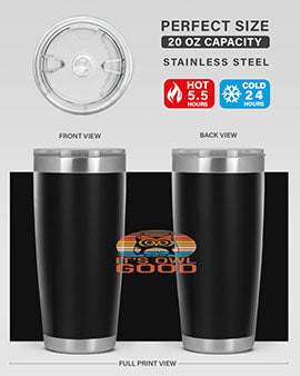 Its Owl Good Retro Owl A TurtleRabbit 10#- owl- Tumblers