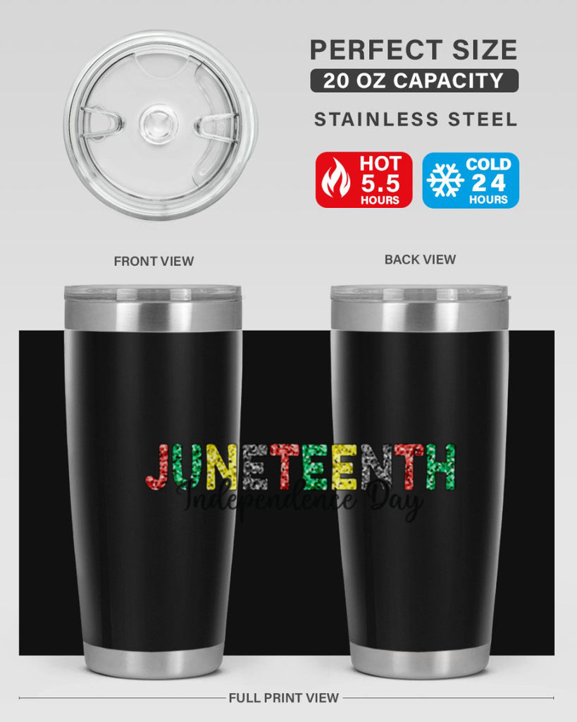 Juneteenth Independence Day 37#- Juneteenth- tumbler