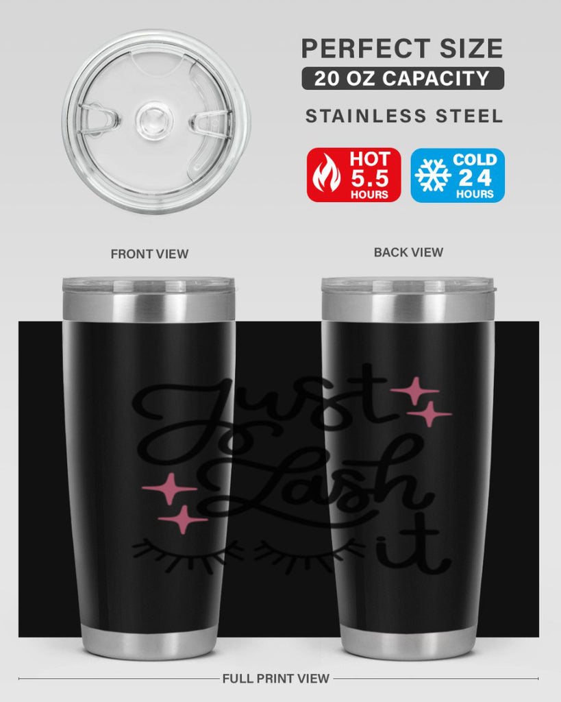 Just Lash It Style 76#- make up- Tumbler