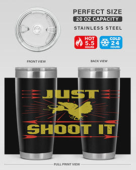 Just shoot it Style 32#- duck- Tumbler