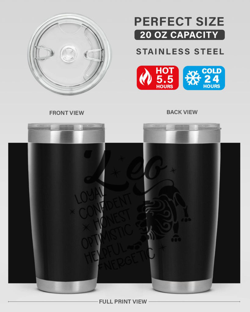 Leo 282#- zodiac- Tumbler