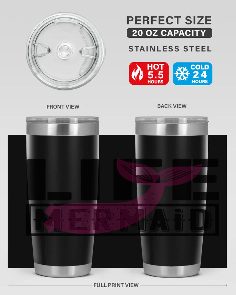 Life mermaid 303#- mermaid- Tumbler
