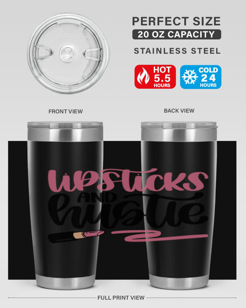 Lipstick And Hustie Style 58#- make up- Tumbler