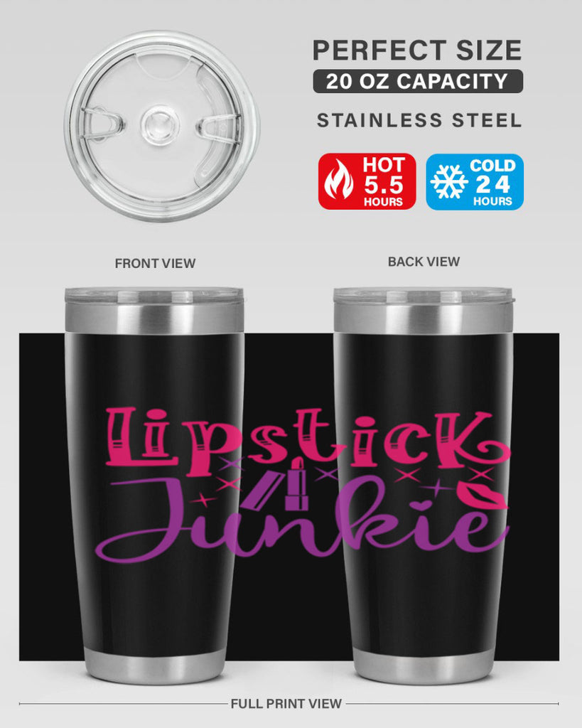 Lipstick Junkie Style 228#- make up- Tumbler