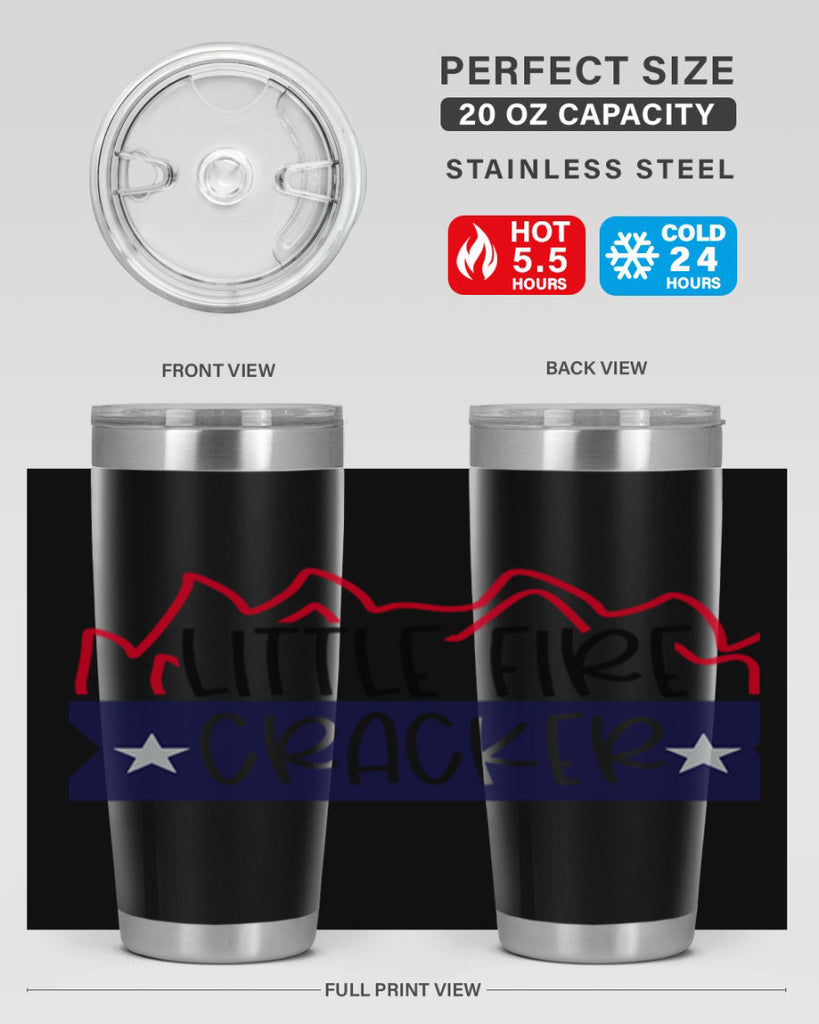 Little Fire Cracker Style 161#- Fourt Of July- Tumbler