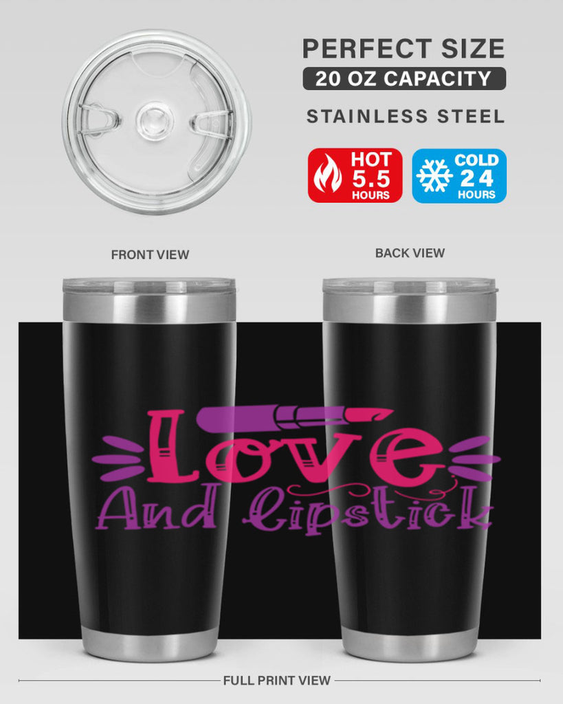 Love And Lipstick Style 225#- make up- Tumbler