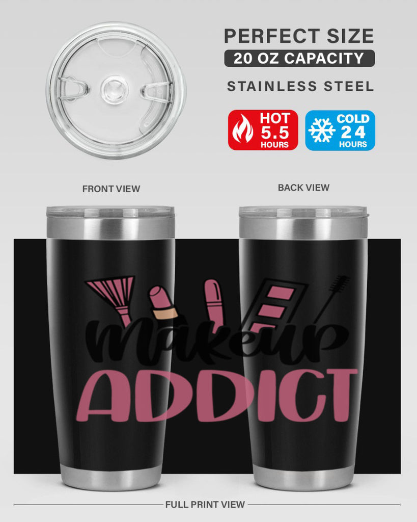 Makeup Addict Style 55#- make up- Tumbler