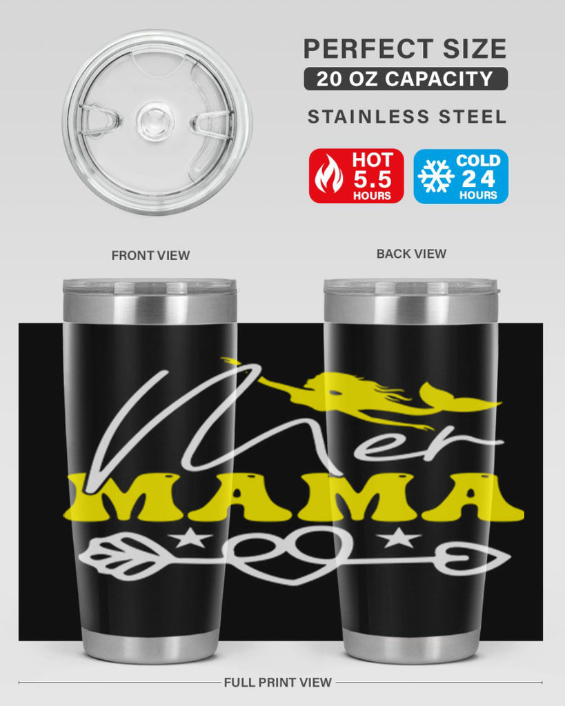 Mer Mama 332#- mermaid- Tumbler